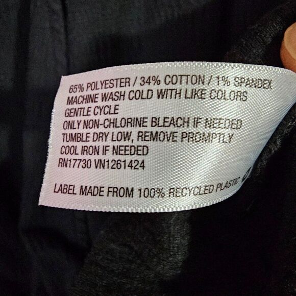 EUC UNIVERSAL THREAD GOODS BLACK SURPLICE TANK TOP SLEEVELESS SIZE LARGE - Picture 8 of 11